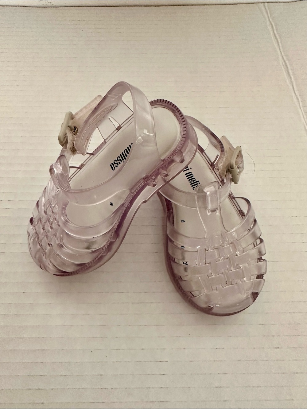 Gladiator Clear Jelly Fisherman Sandals - Mini Melissa